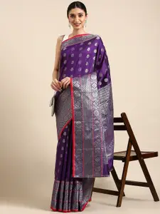 SGF11 Woven Design Zari Pure Silk Kanjeevaram Saree