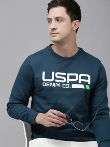 U.S. Polo Assn. Denim Co. Brand Logo Printed Pullover Sweatshirt