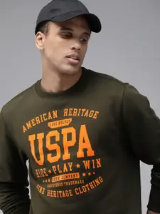 U.S. Polo Assn. Denim Co. Brand Logo Printed Pullover Casual Sweatshirt