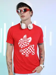 HIGHLANDER Graphic Printed Round Neck T-shirt