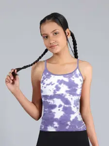 DChica Girls Tie & Dye Dyed Padded Adjustable Straps Cotton Camisole