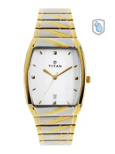 Titan Men White Dial Watch NE9315BM01A