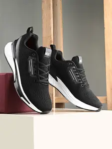 HRX by Hrithik Roshan Men Black Mesh Running Non-Marking Shoes