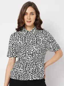 Vero Moda Animal Printed Casual Shirt