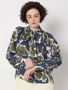 Vero Moda Floral Print Bishop Sleeve Casual Shirt