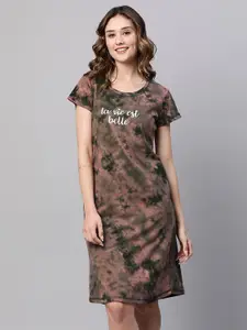 AV2 Tie And Dyed Pure Cotton Nightdress