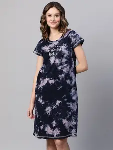 AV2 Tie And Dyed Pure Cotton Nightdress