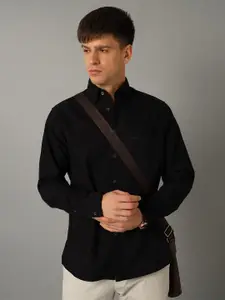 Aldeno Comfort Button Down Collar Opaque Pure Cotton Casual Shirt