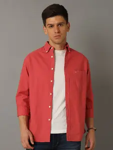 Aldeno Comfort Spread Collar Oxford Pure Cotton Casual Shirt