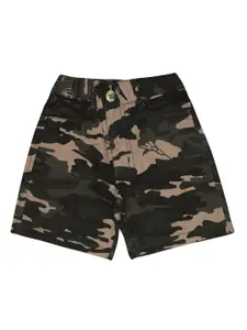 Bodycare Kids Boys Mid-Rise Camouflage Printed Shorts