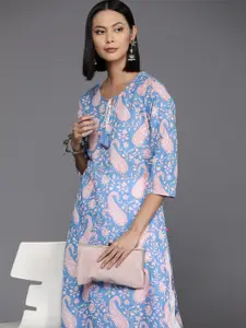 Varanga Women Paisley Printed Cotton Kurta