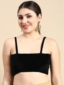 flaher Velvet Readymade Padded Blouse