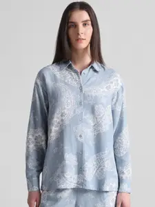 ONLY Women Ethnic Printed Shirt Collar Casual Shirt