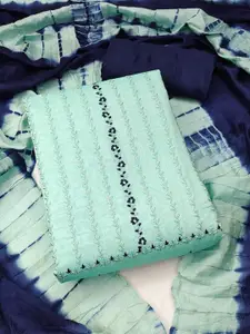 APNISHA Embroidered Unstitched Dress Material