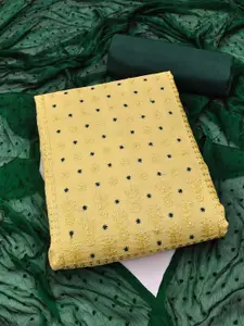 APNISHA Embroidered Sequinned Unstitched Dress Material