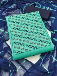 APNISHA Embroidered Sequinned Unstitched Dress Material