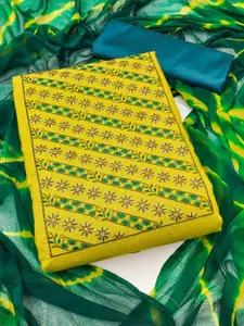 APNISHA Embroidered Sequinned Unstitched Dress Material