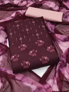 APNISHA Embroidered Sequinned Unstitched Dress Material