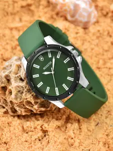 Roadster Green Men Analog Water Resistant  Reset Time Wrist Watch