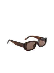 DressBerry Women Rectangle Sunglasses with UV Protected Lens DB-P9009-C4