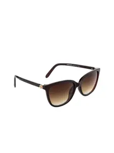 DressBerry Women Brown Square with UV Protected Lens Sunglasses