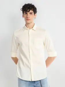 Flying Machine Slim Fit Pure Cotton Casual Shirt