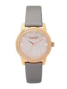GIORDANO Women Silver-Toned Analogue Watch P286-05