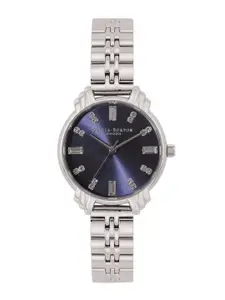 OLIVIA BURTON LONDON Women Embellished Dial Stainless Steel Bracelet Style Watch OB16DC01