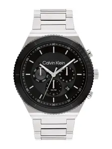 Calvin Klein Men Fearless Stainless Steel Bracelet Style Analogue Multi Watch 25200301