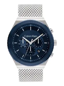 Calvin Klein Men Fearless Stainless Steel Bracelet Style Analogue Multi Watch 25200305