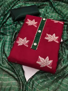 APNISHA Woven Design Unstitched Dress Material