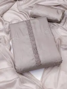 APNISHA Embroidered Unstitched Dress Material