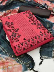 APNISHA Embroidered Unstitched Dress Material