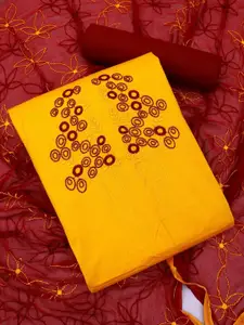 APNISHA Embroidered Unstitched Dress Material