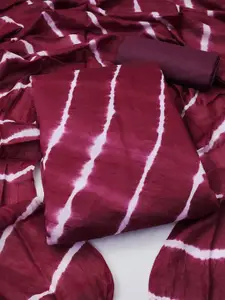 APNISHA Leheriya Printed Unstitched Dress Material