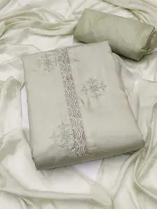 APNISHA Ethnic Motifs Embroidered Unstitched Dress Material