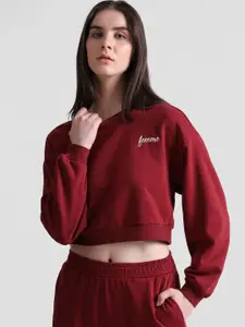 ONLY Crop Ribbed Sweatshirt