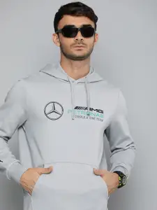 PUMA Motorsport Mercedes-AMG PETRONAS Printed Hooded Sweatshirt