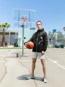 Puma Graphic Printed Hooded MELO x TOXIC Basketball Dime Sporty Jacket