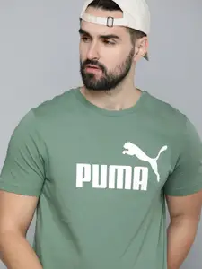 Puma ESS Logo Printed Pure Cotton T-shirt