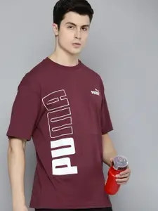 Puma Power Typography Printed Pure Cotton T-shirt