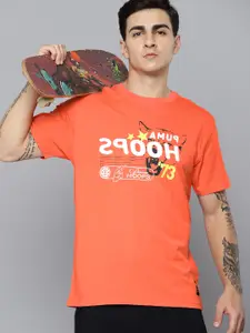 Puma Franchise Typography Printed Pure Cotton dryCELL Basketball T-shirt