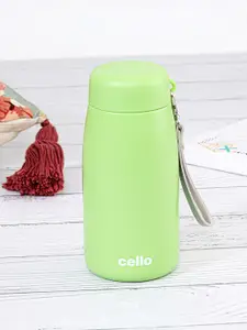 Cello Dazzle Green Double Walled Stainless Steel Flask 350 ML