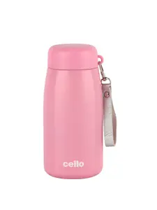 Cello Mom Pink Double Walled Stainless Steel Vacusteel Water Flask 350 ml