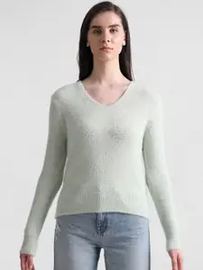 ONLY V- Neck Ribbed Knitted Pullover