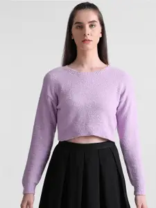 ONLY Onlsoft Ls O-Neck Cc Knt Long Sleeves Crop Pullover