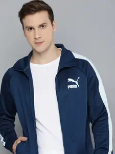 Puma T7 Iconic Regular Fit Track Outdoor Long Sleeves Mock Collar Tailored Jacket