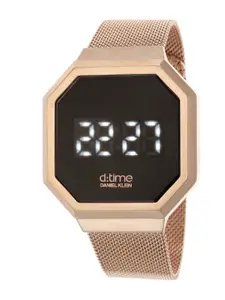 Daniel Klein Men Dial & Toned Stainless Steel Digital Automatic Watch