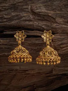 Kushal's Fashion Jewellery Dome Shaped Jhumkas Earrings