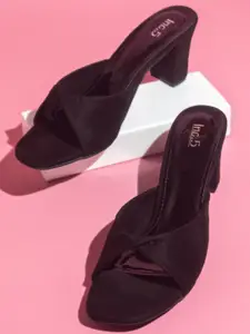Inc 5 Open Toe Block Heels